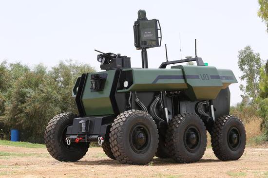 这就是以色列的无人战车robattle2，性能相当可以